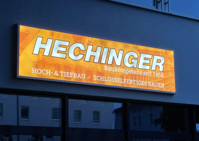 Leuchtkasten mit 80mm Bautiefe