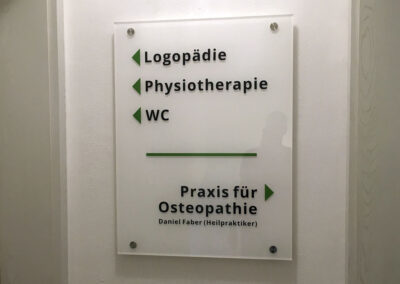 Praxisschild Ingolstadt