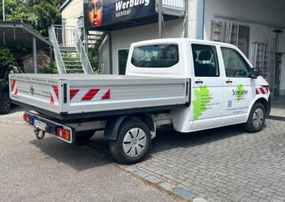 Warnmarkierung Baustellenfahrzeug Tranporter