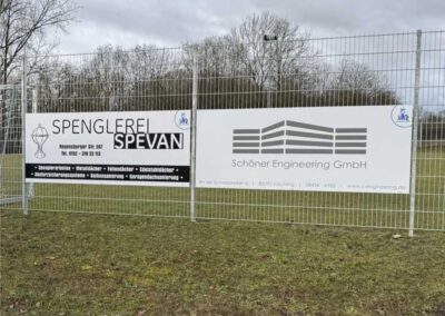 Bandenwerbung Zaunwerbung