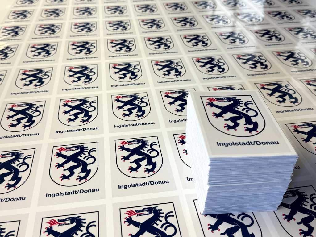 Aufkleber Digitaldruck