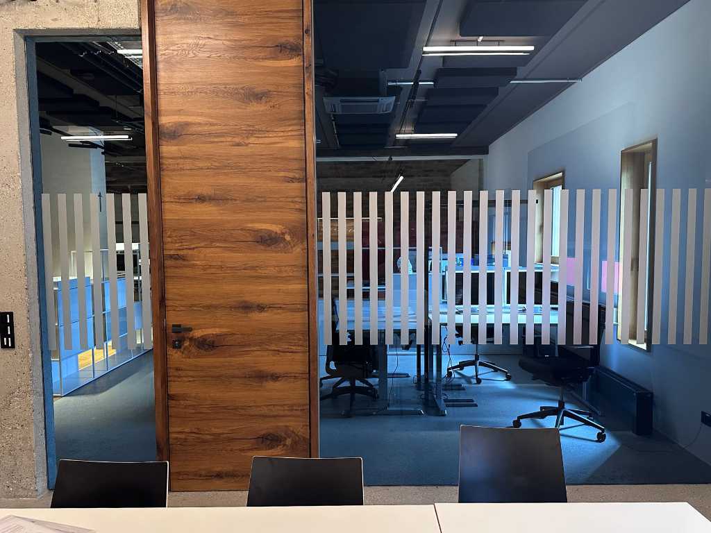 Durchlaufschutz mit Sichtschutzfolie