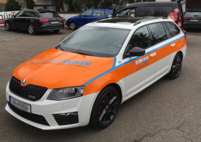 Fahrzeugbeschriftung Skoda