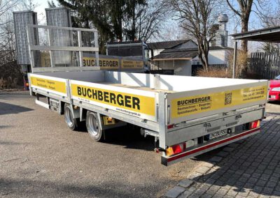 Fahrzeugbeschriftung LKW Anhänger