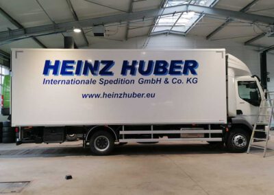 Fahrzeugbeschriftung LKW DAF