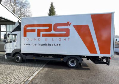 Fahrzeugbeschriftung LKW Kofferaufbau