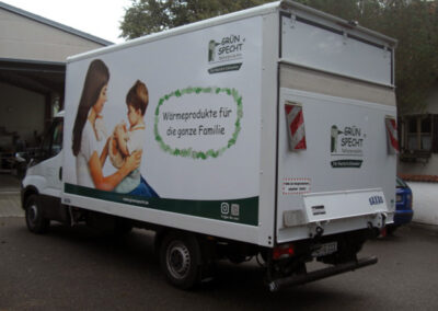 Fahrzeugbeschriftung LKW Ladebordwand