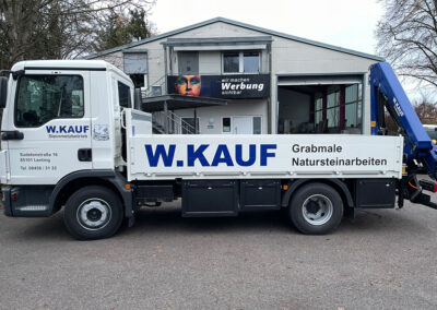 LKW Beschriftung MAN Ladebordwand