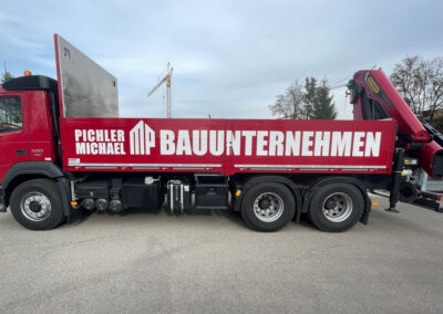 LKW Beschriftung Scania Ladebordwand