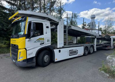 Fahrzeugbeschriftung LKW Volvo Electric