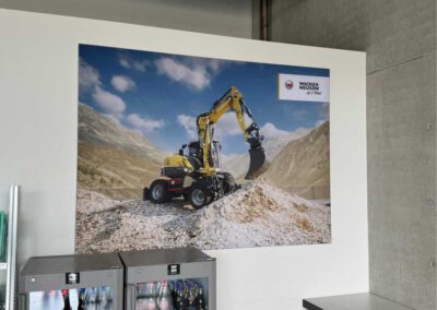 Textilspannrahmen Wand Foyer